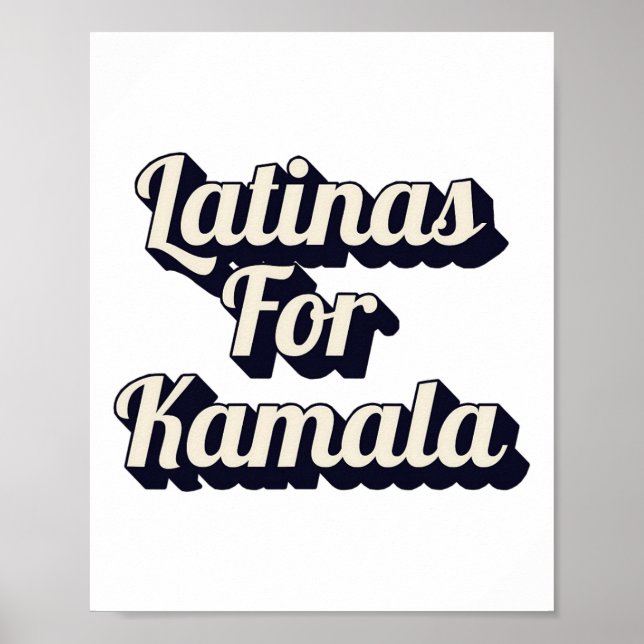 For Kamala Harris For President Election 2024  Poster (Front)