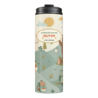 For Kids Thermal Tumblers Cute Woodland Animals