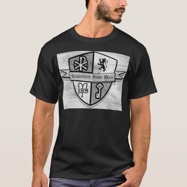 For King and Country Black and White Logo T-Shirt (Front)