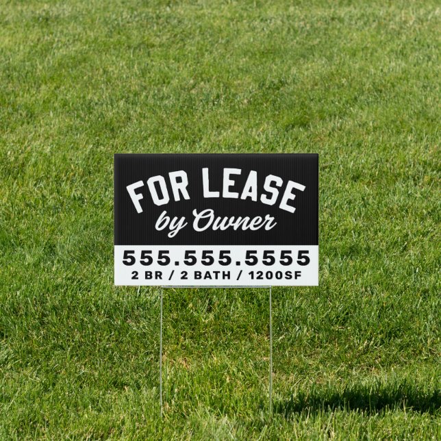 For Lease by Owner Sign (Insitu)
