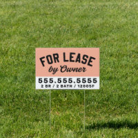 For Lease by Owner Sign