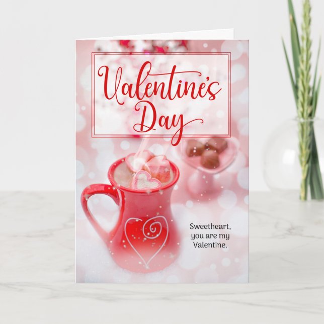 for Life Partner on Valentine's Day Sweetheart Holiday Card (Front)