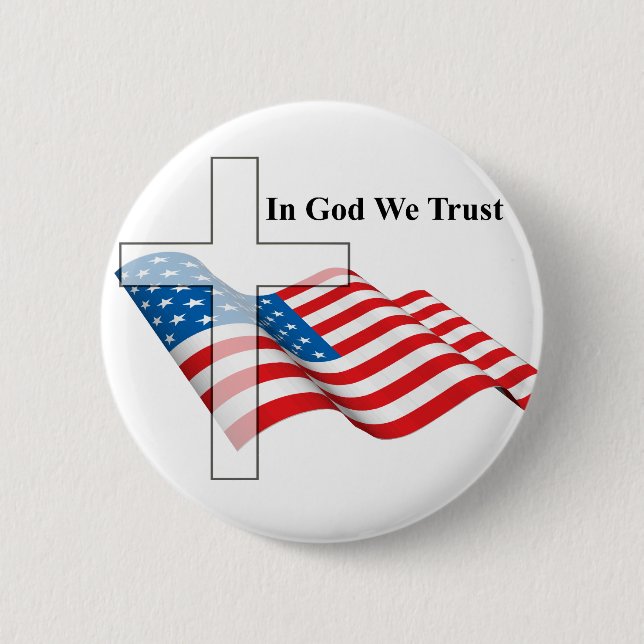 For Love of God and Country Button (Front)