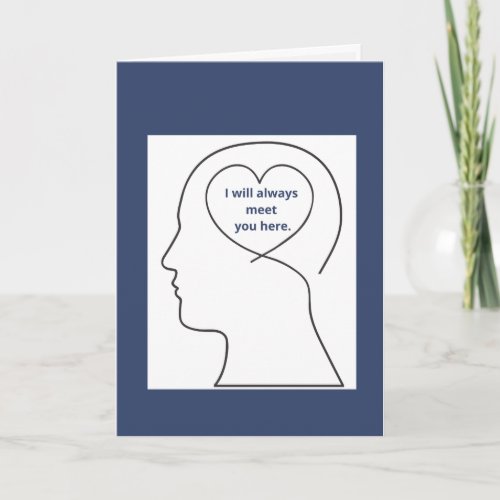 For loved ones away from us  card