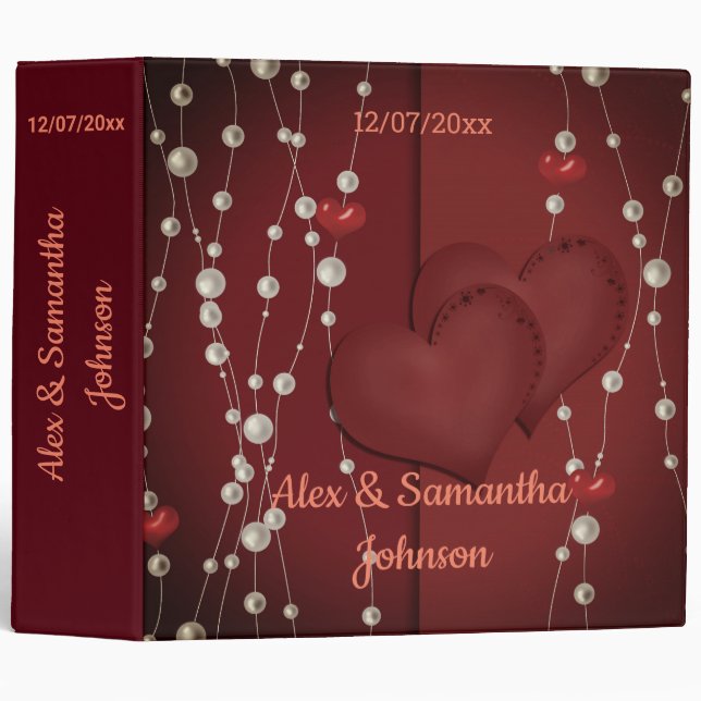 For loved ones, love 3 ring binder (Front/Spine)