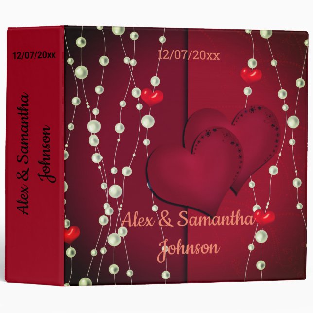 For loved ones, love 3 ring binder (Front/Spine)