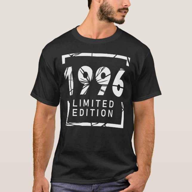 for Men and Women Born in 1996 T-Shirt (Front)