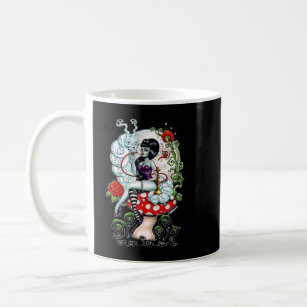 For Men Women Alice In Zombie Land - Schmokin' Cat Coffee Mug