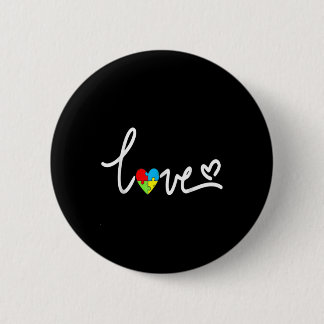 For Men Women Autism Awareness Tee Plus Size Button