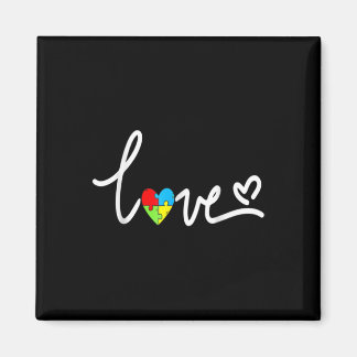 For Men Women Autism Awareness Tee Plus Size Magnet