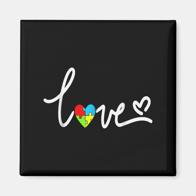 For Men Women Autism Awareness Tee Plus Size  Magnet (Front)