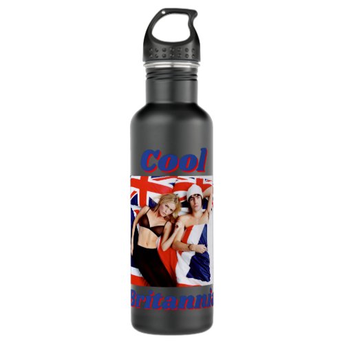 For Men Women Cool Britannia Liam Gallagher Oasis  Stainless Steel Water Bottle
