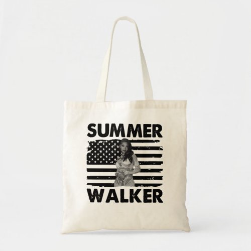 For Men Women Summer Art Walker Retro Vintage Tote Bag