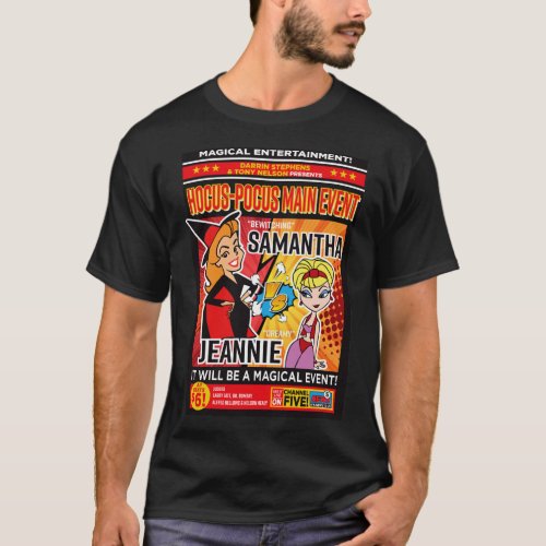 For Mens Womens Fantasy I Dream Sitcom Of Jeannie  T_Shirt