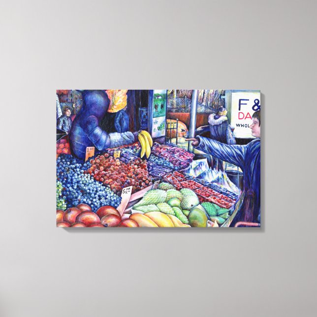 For Mental Consumption Only Canvas Print (Front)