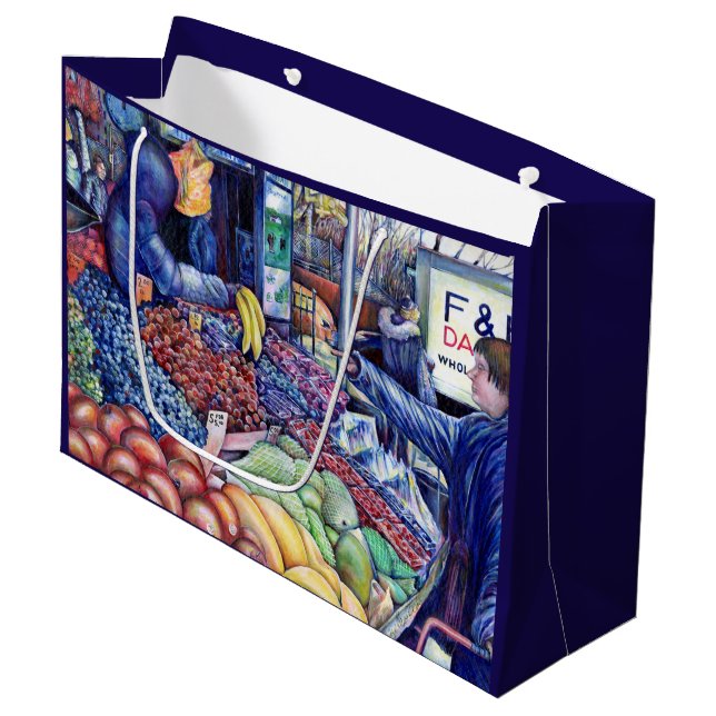 For Mental Consumption Only Large Gift Bag (Front Angled)