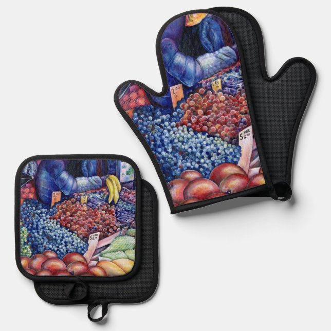For Mental Consumption Only Oven Mitt & Pot Holder Set (Front/Back)