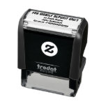 For Mobile Deposit Only Bank Account Check Deposit Self-inking Stamp