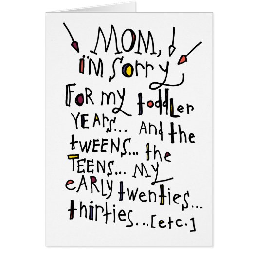 For Mom Cards (Front)