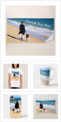 For MOM - Custom Photo and Text - Your Own Design
