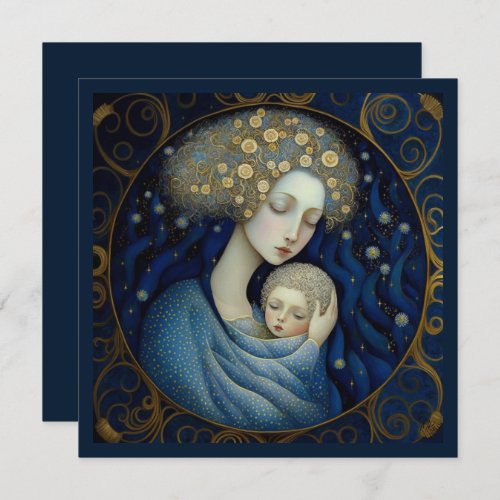 For Mom on Mothers Day Mother and Child Card