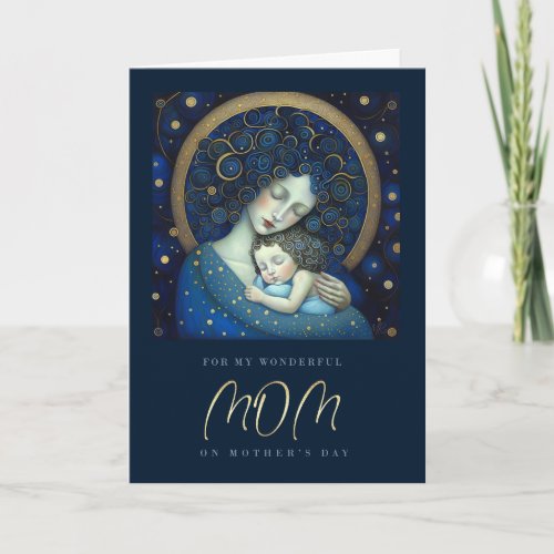 For Mom on Mothers Day Mother and Daughter  Card