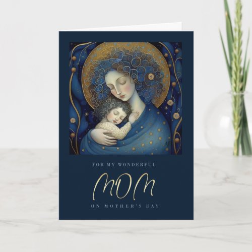For Mom on Mothers Day Mother and Daughter  Card