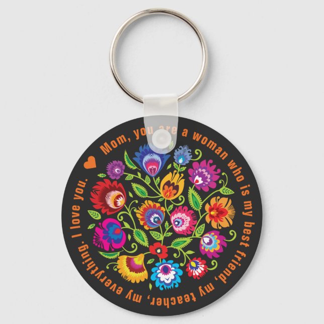 For Mother Polish folklore composition  Keychain (Front)