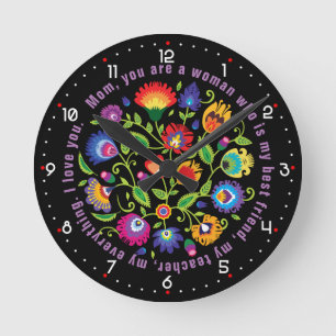 For Mother Polish folklore composition Round Clock