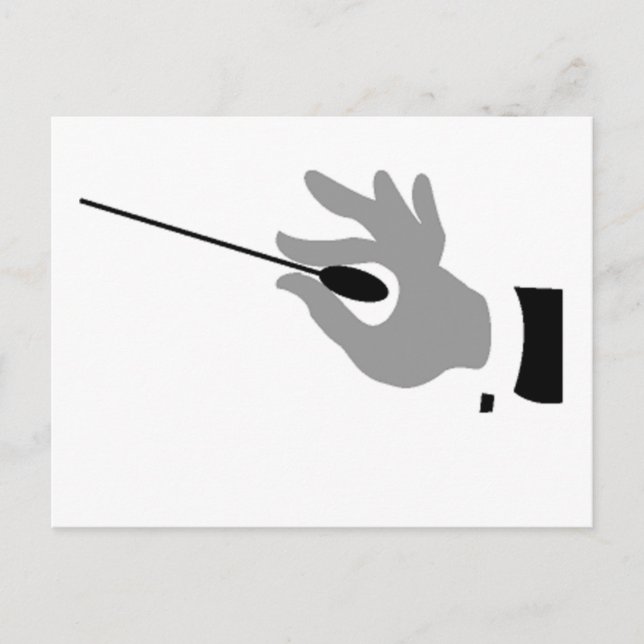 For Music Conductors! Postcard (Front)