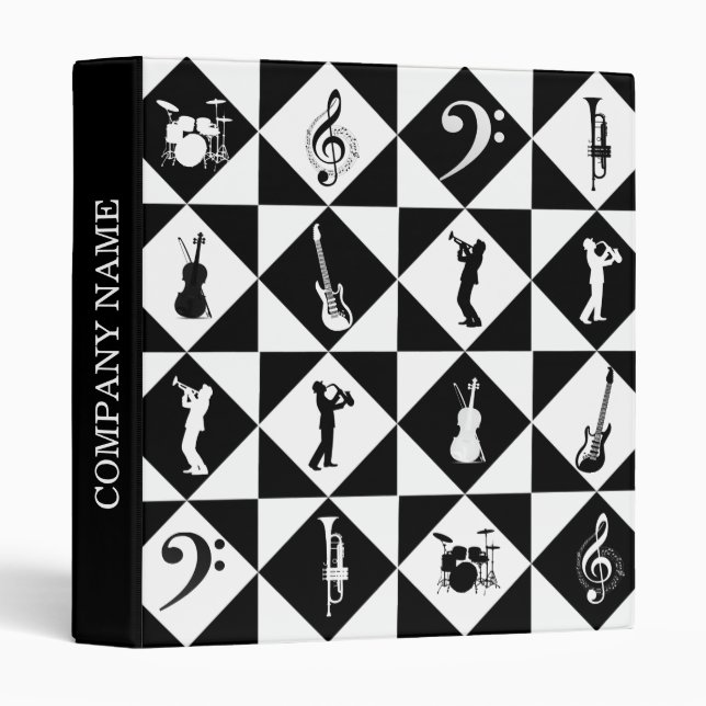 For Music Lovers 3 Ring Binder (Front/Spine)