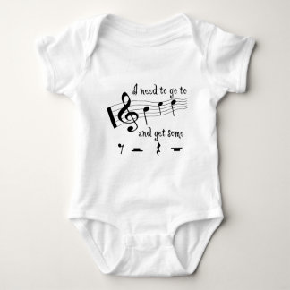 For Music Lovers Baby Bodysuit
