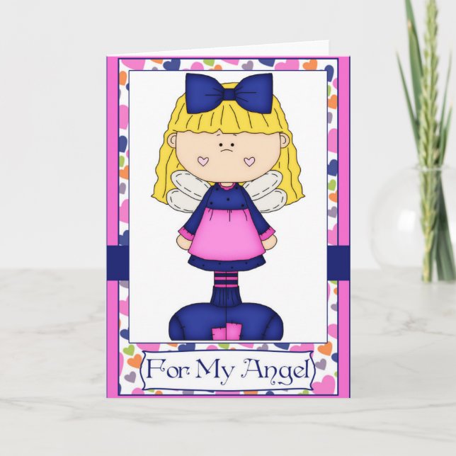 For My Angel - Birthday Card (Front)