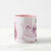 For My Beautiful Sister Pretty in Pink Rose Floral Mug (Center)