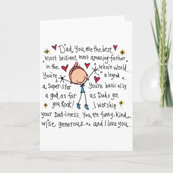 birthday card for new dad