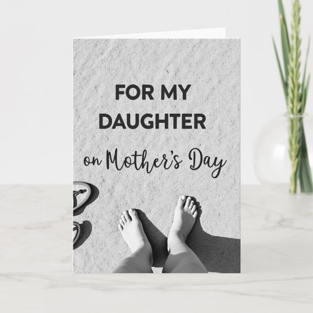 For My Daughter Mothers Day Card (Front)