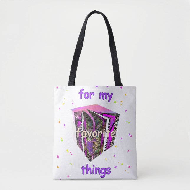 FOR MY FAVORITE THINGS TOTE BAG (Front)
