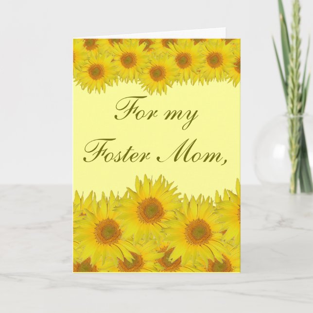 For my Foster Mom, Card (Front)