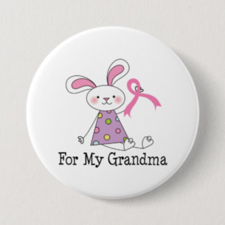 For My Grandma Breast Cancer Awareness Button