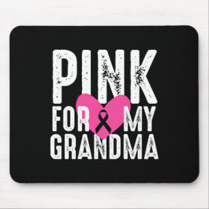 For My Grandma Breast Cancer Awareness Family  Mouse Pad