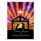 For my Grandson and family Nativity at sunset Chri (Front)