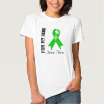 For My Hero Green Awareness Ribbon T-Shirt