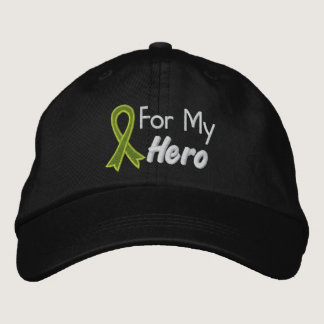 For My Hero - Lymphoma Embroidered Baseball Cap