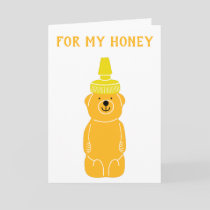 For my Honey Cute Anniversary Card for Husband
