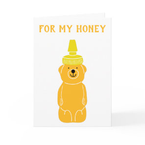 For my Honey Cute Anniversary Card for Husband