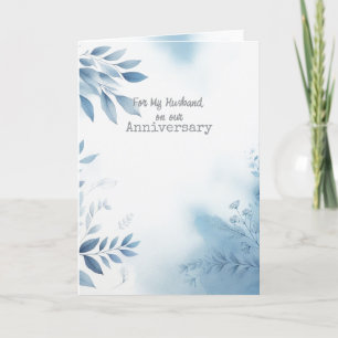 For My Husband on Our Anniversary Greeting Card