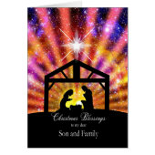 For my son and family, sunset Christmas (Front)