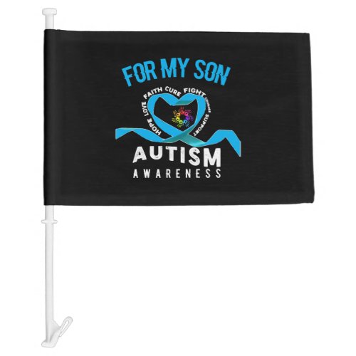 For My Son Autism Awareness Car Flag