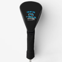 For My Son Autism Awareness Golf Head Cover