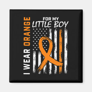 For My Son Little Boy Leukemia Cancer Awareness Fl Magnet